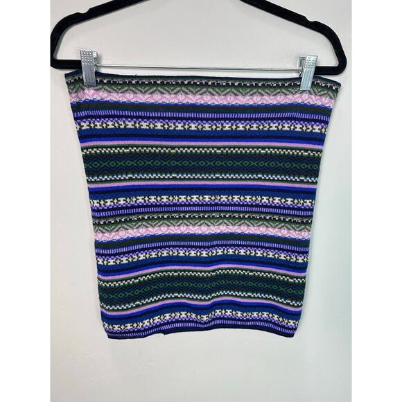 Andean Designs Made in Peru 100% Baby Alpaca Patterned Colorful Infinity Scarf - Picture 4 of 7